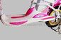 Mini Cool Pedal Assist Electric Bike 350W 48V Pink White Fashion Throttle System supplier